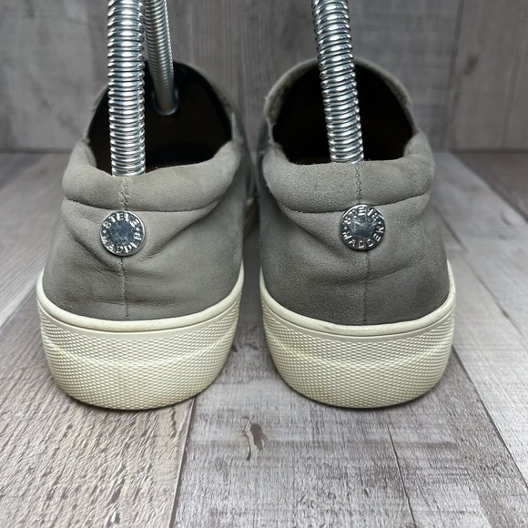 Steve Madden Women's Gills Platform Suede Leather Shoes Slip-On Gray Size 5.5 M - Picture 5 of 13
